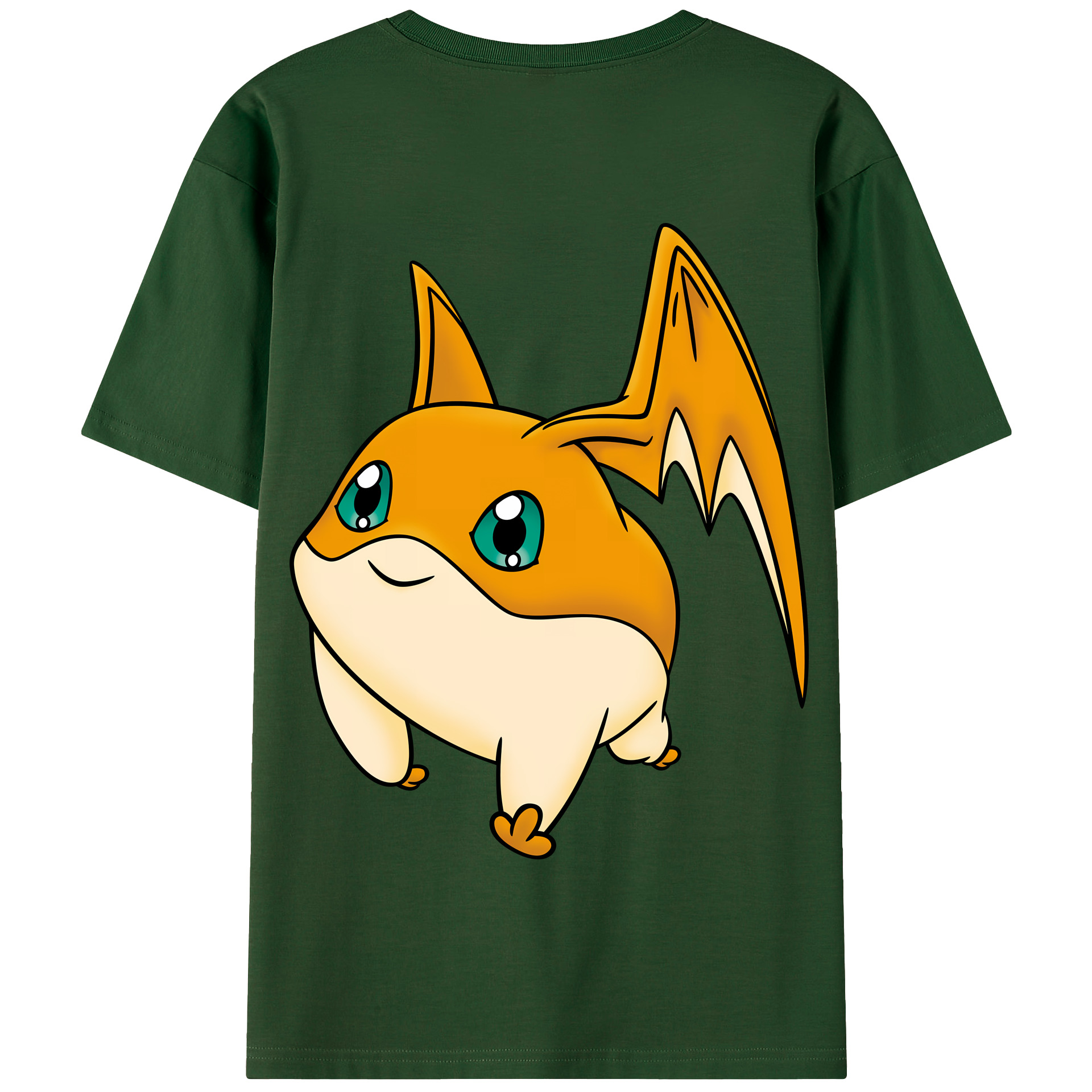 （画像用） Digimon デジタルモンスター/デジモン 綿100％半袖Tシャツ（背面プリント）